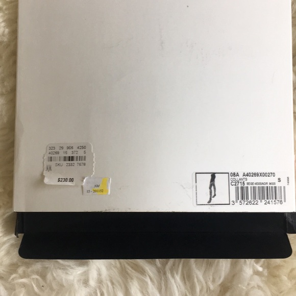 Chanel Runway Tights Black Beige New S - Picture 5 of 6